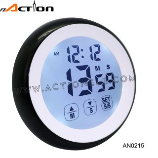 2016 New Cheap Digital Clock with Timer with Touch Screen Setting