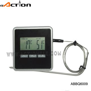 Alarm signaling BBQ digital themometer with C/F temperature