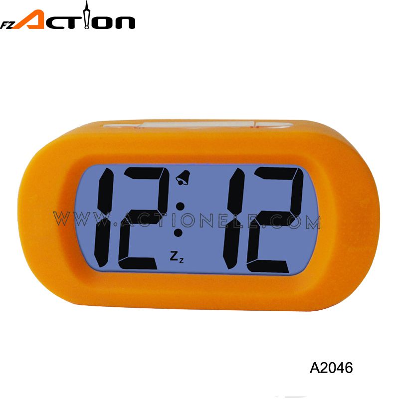 Simple time smart table digital clock with LED backlight for promotion