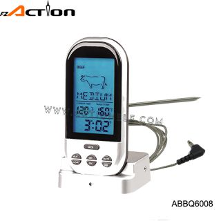 BBQ Digital wireless Thermometer with probe and timer