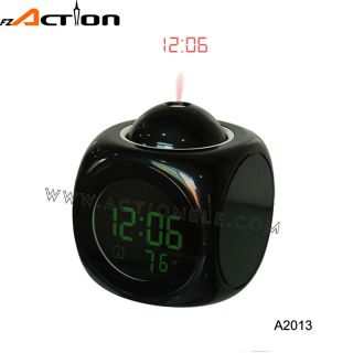 Projection and taking time digital table clock