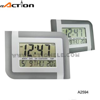 LCD Digital Alarm Table and Decorative Wall Mounted Clock