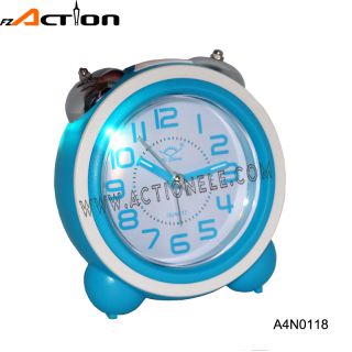 Analog Table Alarm Clock with Twin Bell 