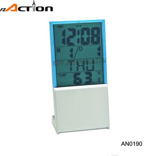 Digital alarm clock with temperature for promotion