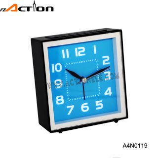 Analog Table Clock with LED Backlight and snooze