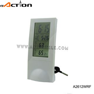 Wire Digital Table Alarm Clock with Indoor and Outdoor Temperature