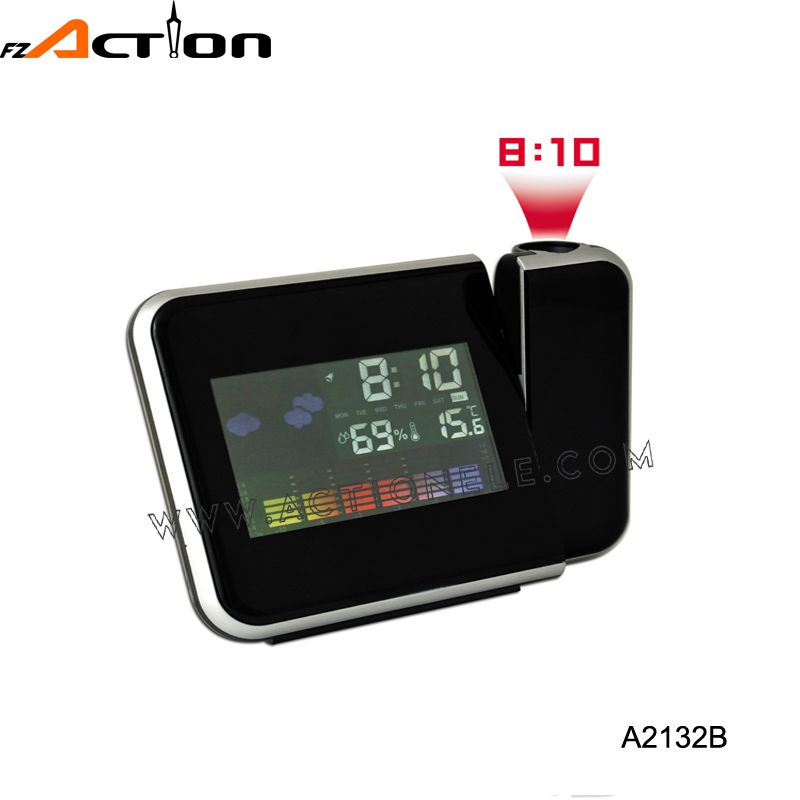 High Resolution Luxury Quality Latest Design Battery Operated Electronic Projection Alarm Clock