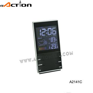Multifunctional Weather Station Table Clock With Hygrometer