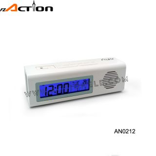 Cheap radio digital table torch clock with CE and ROHS