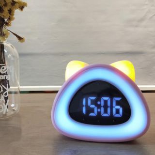 Lovely Alarm Clock with LED Wake Up Light