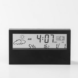Transperant Weather Station Alarm Clock