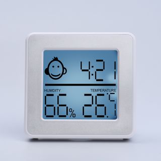    Room Hygrometer Thermometer For Baby Room Temperature Humidity Moisture Monitor, Digital Easy Ins