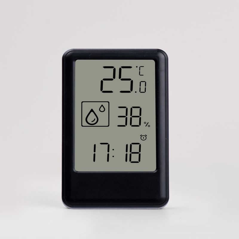 LCD Table CLOCK W/Temperature &Humidity