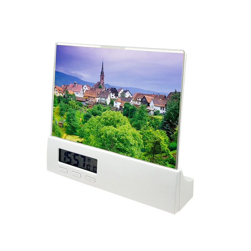 AN0348 hoto Frame Home Decoration LCD Table Digital Clock With Time Alarm Temperature Function