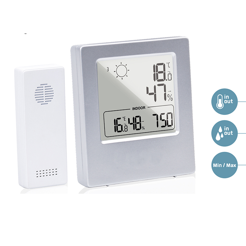 AN1201 LCD Digital Table Clock weather station clock with RF