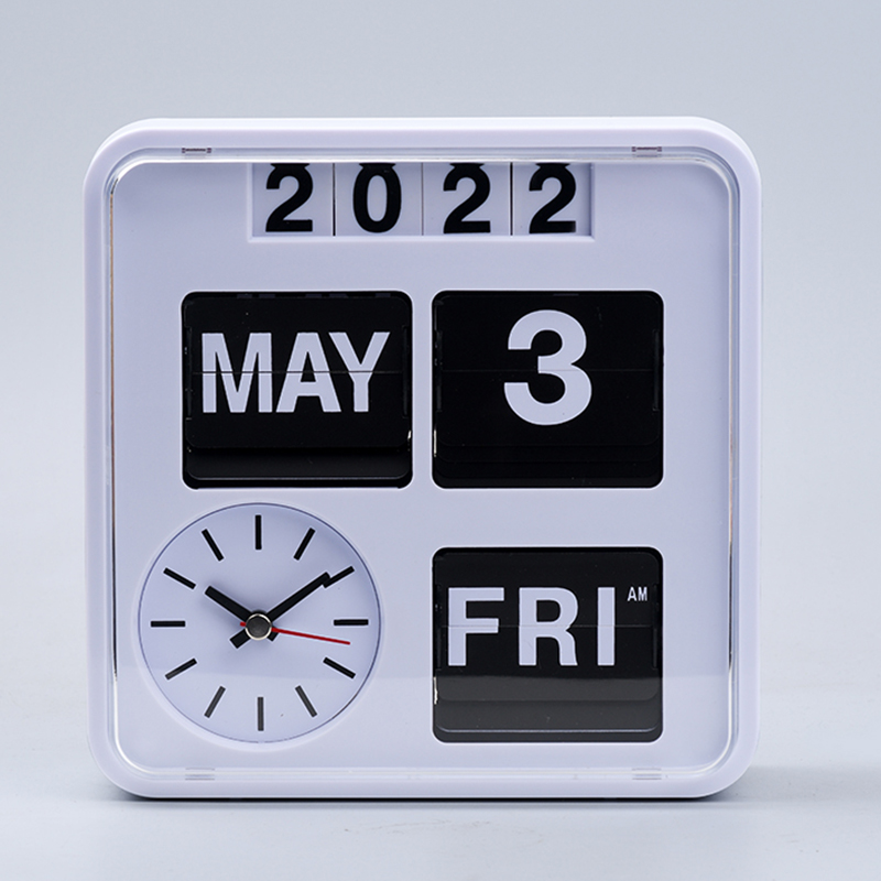 A4115 Analog wall clock Jump calendar clock