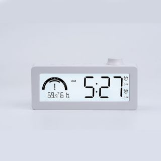 AN0414HT Desktop LCD Clock With Temperature and Humidity