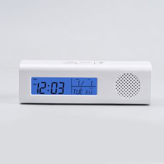AN0188 Flashlight FM Radio LCD Digital Clock With Torch
