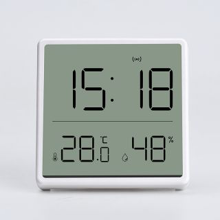 LCD table clock with temperature/humidiy