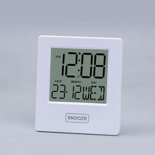 AN1201BW Digital LCD Table Alarm Clock