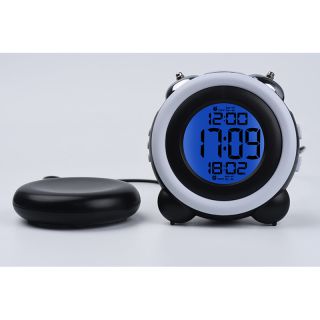 AN0107S Vibrator LCD Table Backlight Alarm Twin Bell Clockclock