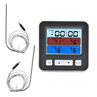 ATN0124 BBQ Thermometer with 2 Probe