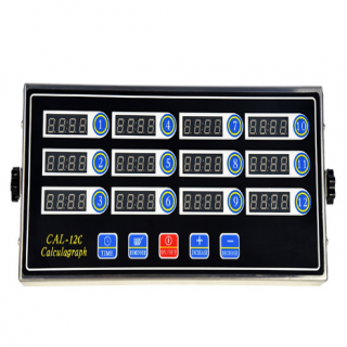 CAL-12 Commercial Restaraunt & Kitchen Calculagraph Timer with 12 Channel 
