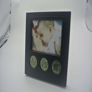 AN0234 Good Quality Photo Frame Digital clock with Weather Station Function