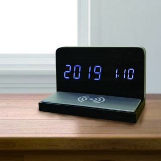 AN0450W Good Quality Wireless Charging Sound Control Digital Clock