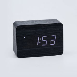 AN0696 Sound Control Wooden Retangle  LED clock 